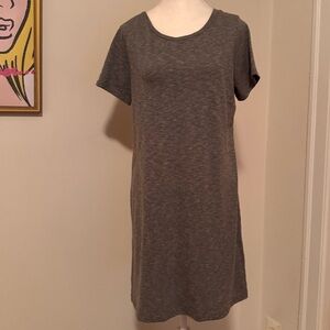 Old Navy Heather Gray T-Shirt Dress